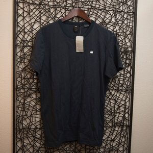 G-Star Raw Bonded T Shirt (Small) Navy